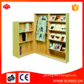 SUNSG good quality bookshop wooden magazine book display stand